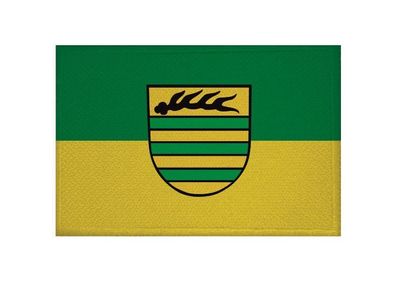 Aufnäher Aichtal Fahne Flagge Patch 9 x 6 cm