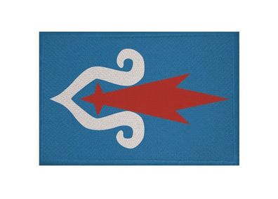 Aufnäher Ainu Fahne Flagge Patch 9 x 6 cm