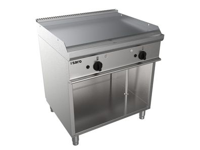 Saro Gas-Griddleplatte Mit Offenem Unterbau Modell E7Ktg2Bal, Maße B 800, Bratplat