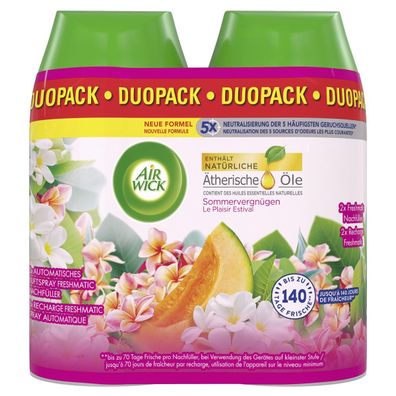 AIR-WICK Lufterfrischer Refill 3239101 Sommervergnügen 2x250ml