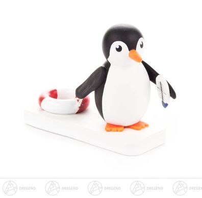 Miniatur Pinguin Bademeister BxHxT 5,5cmx4cmx2cm NEU Erzgebirge Weihnachtsfigur