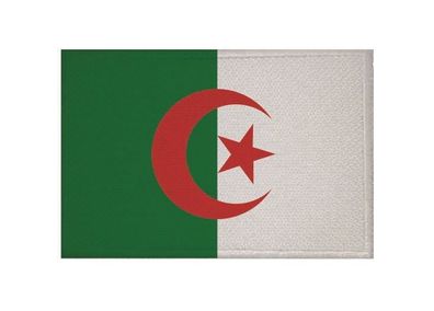 Aufnäher Algerien Fahne Flagge Patch 9 x 6 cm