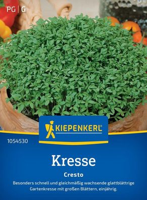 Kresse Cresto, Schnell und gleichmäßig wachsende Gartenkresse