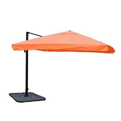 Ampelschirm Sonnenschirm Gastronomie 3x3m Polyester/Alu Flap,