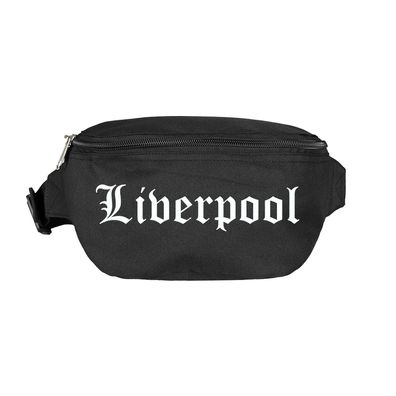 Liverpool Bauchtasche - Altdeutsch bedruckt - Gürteltasche Hipbag