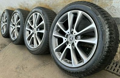 4x Original Mercedes-Benz E Klasse W213 S213 E300de 18 Zoll Winterräder 245/275 7-8mm