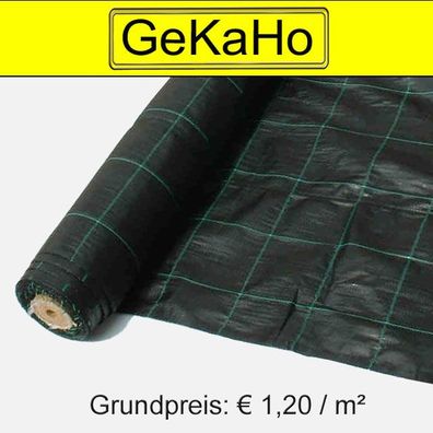Unkrautfolie 2 m breit Unkrautstopp Bodengewebe Unkrautvlies Mulchgewebe