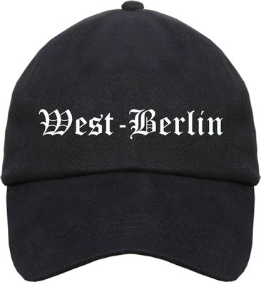 West-Berlin Cappy - Altdeutsch bedruckt - Schirmmütze Cap - Größe: Einhe