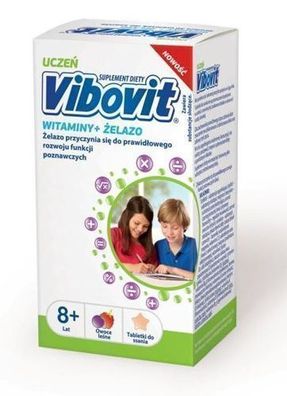 Vibovit Schéler Vitamine und Eisen ab 8 Jahren 30 Lutschtabletten