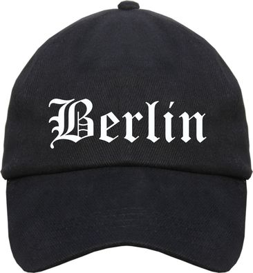 Berlin Cappy - Altdeutsch bedruckt - Schirmmütze Cap - Größe: Einheitsg