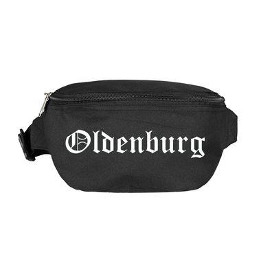 Oldenburg Bauchtasche - Altdeutsch bedruckt - Gürteltasche Hipbag