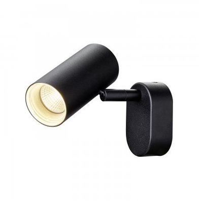 SLV 1008712 NOBLO® Wandlampe oder Deckenlampe single rund 3000K PHASE 32° schwarz