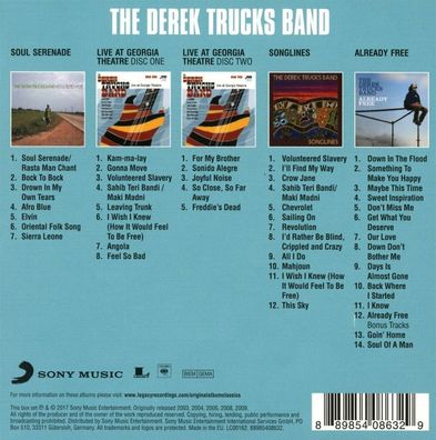 Derek Trucks: Original Album Classics - Col 88985408632 - (CD