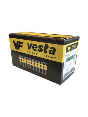 Vesta C5-25MM Nägel + Gas, Kompatibel für; (Würth DIGA CS-2], (DeWalt C5 ],