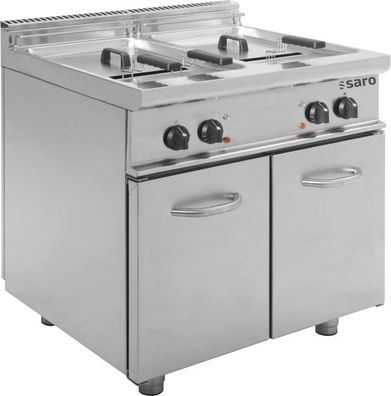 Gastronomie Saro Elektrofritteuse Modell E7Fre2V13, Maße B 800 X T 700 X H 850