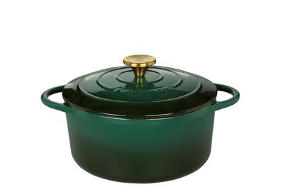 Küchenprofi Bratentopf Provence rund 24cm racing green