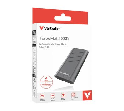 Verbatim TurboMetal SSD 4TB USB4 r/w 3700/3600 MB/s 32023