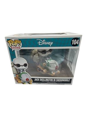 Funko Pop Jack Skellington on Snowmobile Disney 104 Nightmare before Christmas