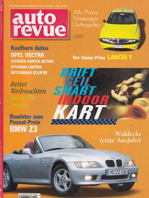 auto revue 12 / 1995 - BMW Z3, Opel Vectra, Citroen, Lancia, Hyundai, Mitsubishi