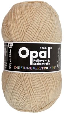 100g Opal Uni 4-fach | 5189 camel | Sockenwolle 4-fädig Garn Stricken 65,00€/ kg