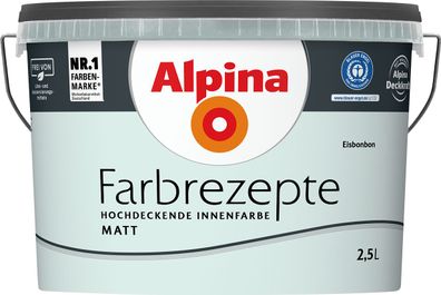 2,5L ALPINA Farbrezepte Eisbonbon, Matt