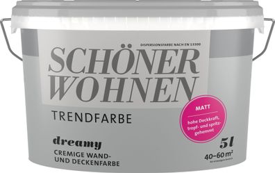 5L Schöner Wohnen -Trend Wandfarbe matt Dreamy