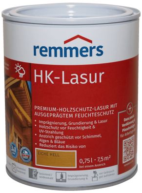 750ml Remmers HK Lasur Eiche hell