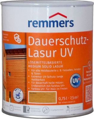 750ml Remmers Dauerschutz-Lasur UV Eiche rustikal