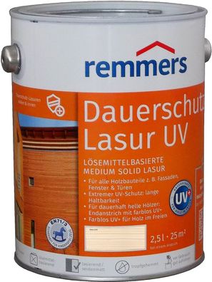 2,5L Remmers Dauerschutz-Lasur UV WEISS