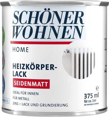 375ml Schöner Wohnen Home Heizkörperlack seidenmatt weiss