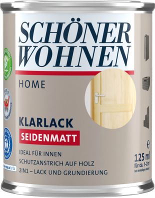 125ml Schöner Wohnen Home Klarlack seidenmatt farblos