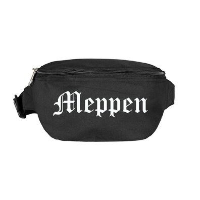 Meppen Bauchtasche - Altdeutsch bedruckt - Gürteltasche Hipbag - Farbe: