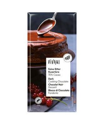 Vivani 3x Feine Bitter Kuvertüre 70% Cacao (200 g-Tafelformat) 200g