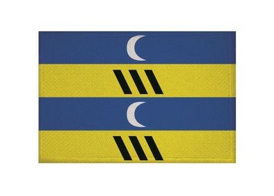 Aufnäher Ameland Fahne Flagge Patch 9 x 6 cm