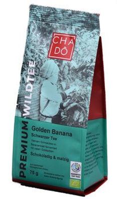 Cha Dô 3x WildTee Golden Banana Schwarztee WFTO 75g