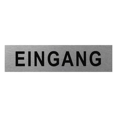 Aluminium Türschild " Eingang " 160x40mm