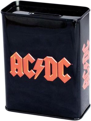 AC/DC Metall Spardose Logo