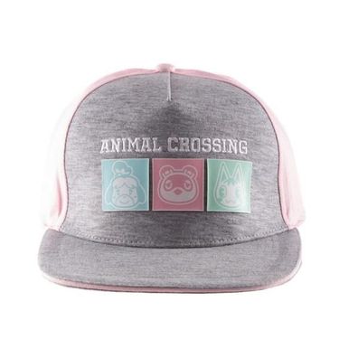 Animal Crossing Snapback Cap Pastel Squares