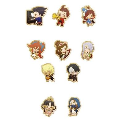 Apollo Justice: Ace Attorney Trilogy Metall Ansteck-Buttons Orchestra 5 cm Sortiment