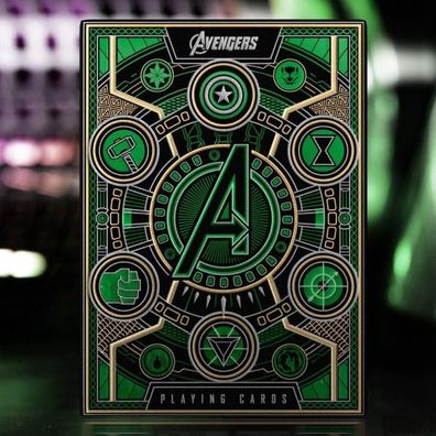 Avengers - The Infinity Saga Spielkarten Green Version