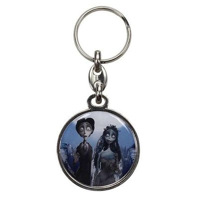 Corpse Bride Metall-Schlüsselanhänger Victor & Emily