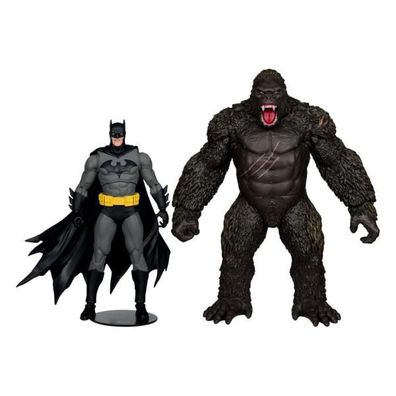 DC Justice League Monsterverse DC Multiverse Actionfiguren 2er-Pack Batman & Kong 29