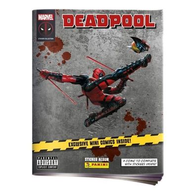 Deadpool Sticker & Trading Card Collection Album * Deutsche Version*