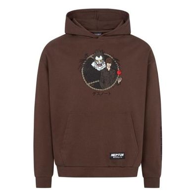 Death Note Kapuzenpullover Graphic Brown Größe XL