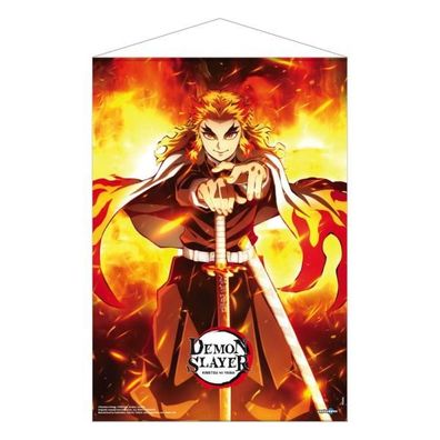 Demon Slayer: Kimetsu no Yaiba Wandrolle Kyojuro Rengoku 50 x 70 cm