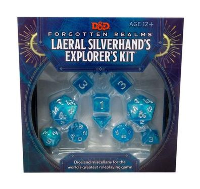 Dungeons & Dragons Forgotten Realms: Laeral Silverhand's Explorer's Kit - Dice & Misc