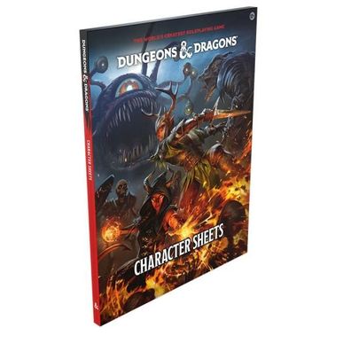 Dungeons & Dragons RPG Charakterbögen 2024 englisch