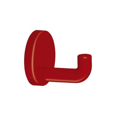 HEWI #477.90.010 33 Mantelhaken Höhe 50mm Polyamid rubinrot glänzend