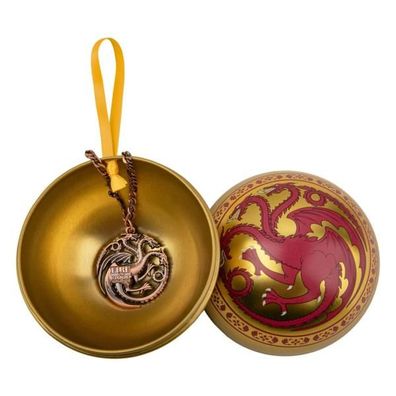 Game of Thrones Christbaumschmuck mit Halskette Targaryen