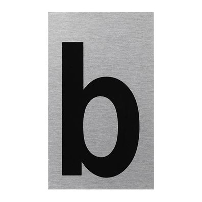 Aluminium Türschild " b " 100x60mm